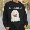 Cute Ghost Book Reading Halloween Teacher Booooks For Men Women Kids Sweatshirt Gifts for Him