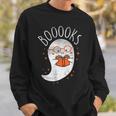 Cute Ghost Book Reading Halloween Teacher Top Sweatshirt Gifts for Him