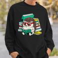 Cute Hedgehog Reading A Book Nerd Readers Sweatshirt Gifts for Him Cute Hedgehog Reading A Book Nerd Readers Sweatshirt Gifts for Him