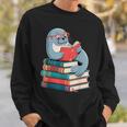 Cute Reading Seal On Books Book Lover Sweatshirt Gifts for Him Cute Reading Seal On Books Book Lover Sweatshirt Gifts for Him