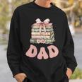 Dad Book First Chapter Birthday Family Matching Party Sweatshirt Gifts for Him