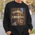 Dark Academia Aesthetic In Libras Libertas Book Lover Latin Sweatshirt Gifts for Him Dark Academia Aesthetic In Libras Libertas Book Lover Latin Sweatshirt Gifts for Him