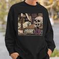 Dark Academia Aesthetic Skull Writer Authors Book Lover Sweatshirt Gifts for Him Dark Academia Aesthetic Skull Writer Authors Book Lover Sweatshirt Gifts for Him