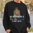 Date Who Loves To Read And Dragons Book Dragon Sweatshirt Gifts for Him
