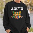 Die Tut Nix Die Will Nur Books Reading Reading Cat Men Women Kids Sweatshirt Gifts for Him Die Tut Nix Die Will Nur Books Reading Reading Cat Men Women Kids Sweatshirt Gifts for Him
