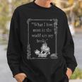 Disney Beauty And The Beast Belle Books I Love Most Quote Small Sweatshirt Gifts for Him Disney Beauty And The Beast Belle Books I Love Most Quote Small Sweatshirt Gifts for Him