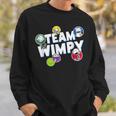 DOAWK Colorful Team Wimpy Sticker Collage Book Series Sweatshirt Gifts for Him DOAWK Colorful Team Wimpy Sticker Collage Book Series Sweatshirt Gifts for Him