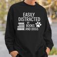Dog Lovers Easily Distracted By Books And Dogs Bookworm Sweatshirt Gifts for Him Dog Lovers Easily Distracted By Books And Dogs Bookworm Sweatshirt Gifts for Him