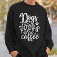 Dogs Books & Coffee Puppy Dog Coffee Book Lover Sweatshirt Gifts for Him Dogs Books & Coffee Puppy Dog Coffee Book Lover Sweatshirt Gifts for Him