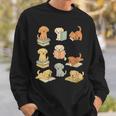 Dogs Reading Books Dog Lover Sweatshirt Gifts for Him