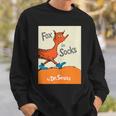 Dr Seuss Fox In Socks Book Cover Sweatshirt Gifts for Him