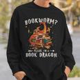 Dragon Book Shirt Bookworm Please I'm a Book Dragon Sweatshirt Gifts for Him