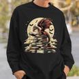 Dragon Reading a Book Dragons And Books Lover Bookworm Sweatshirt Gifts for Him