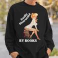 Easily-Distracted By Books Pin-Up Girl Sexy Anime Retro Art Sweatshirt Gifts for Him
