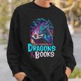 Easily Distracted By Dragon And Books For Book Lover Sweatshirt Gifts for Him Easily Distracted By Dragon And Books For Book Lover Sweatshirt Gifts for Him