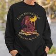 Easily Distracted By Dragons And Books Fire Dragon Sweatshirt Gifts for Him