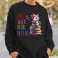 Eat Sleep Read Repeat Unicorn Read Book Reading Lovers Kids Sweatshirt Gifts for Him Eat Sleep Read Repeat Unicorn Read Book Reading Lovers Kids Sweatshirt Gifts for Him