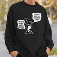 Edgar Allen Poe Raven Book Nerd Poet Literature Sweatshirt Gifts for Him