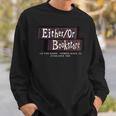 EitherOr Bookstore Sweatshirt Gifts for Him