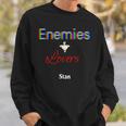 Enemies To Lovers Romance Book Booktok Bookstagram Sweatshirt Gifts for Him