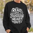Fantasy Books Enthusiasts Men Women Kids Book Club Bookworm Sweatshirt Gifts for Him