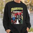 Frankenstein Halloween Horror Vintage Comic Book Retro Sweatshirt Gifts for Him