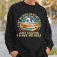 French Bulldog A Day Without Reading Is Like Book Vintage For Men Women Kids Sweatshirt Gifts for Him