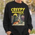 FUNNY Creepy Neighbor Comics Parody Horror Comic Book Sweatshirt Gifts for Him