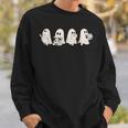 Ghost Book Reading Halloween Books Lover Teacher Kids Sweatshirt Gifts for Him Ghost Book Reading Halloween Books Lover Teacher Kids Sweatshirt Gifts for Him