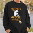 Ghost Books Are Spook-Tacular Halloween Spectacular Reading Sweatshirt Gifts for Him