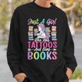 Girl Who Has Tattoos And Loves Books Tattooed Bookworm Girl Sweatshirt Gifts for Him