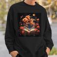 Goldfish Reading A Book Sweatshirt Gifts for Him
