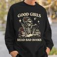 Good Girls Read Bad Books Dark Romance Reader Skeleton Goth Sweatshirt Gifts for Him Good Girls Read Bad Books Dark Romance Reader Skeleton Goth Sweatshirt Gifts for Him
