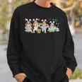 Group Bunny Beagles Easter Reading Book Hunting Eggs Owner Sweatshirt Gifts for Him Group Bunny Beagles Easter Reading Book Hunting Eggs Owner Sweatshirt Gifts for Him