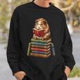 Guinea Pig Reading Book Cute Librarian Books Lover Sweatshirt Gifts for Him Guinea Pig Reading Book Cute Librarian Books Lover Sweatshirt Gifts for Him