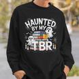 Halloween Book Lover Teacher Ghost Costume Haunted By My Tbr Sweatshirt Gifts for Him Halloween Book Lover Teacher Ghost Costume Haunted By My Tbr Sweatshirt Gifts for Him