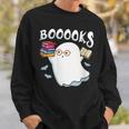 Halloween Books Librarian English Teacher Reader Reading Sweatshirt Gifts for Him