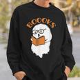 Halloween Boooks Ghost For Book Lover Sweatshirt Gifts for Him