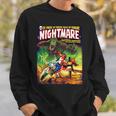 Halloween Monster Scary Vintage Horror Comic Book Sweatshirt Gifts for Him