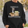Happiness Is Books And Chocolate Sweatshirt Gifts for Him