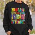Happy 100 Day Of School Teacher Book 100 Days Of School Sweatshirt Gifts for Him Happy 100 Day Of School Teacher Book 100 Days Of School Sweatshirt Gifts for Him