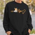 Heartbeat Corgi Reading Book Sweatshirt Gifts for Him Heartbeat Corgi Reading Book Sweatshirt Gifts for Him