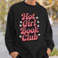 Hot Girl Book Club Retro Daisies Sweatshirt Gifts for Him Hot Girl Book Club Retro Daisies Sweatshirt Gifts for Him