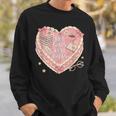 Hot Girls Read Books Cute Heart Graphic Sweatshirt Gifts for Him