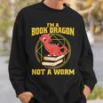 I'm A Book Dragon Not A WormShirt Bookworm Reading Sweatshirt Gifts for Him I'm A Book Dragon Not A WormShirt Bookworm Reading Sweatshirt Gifts for Him