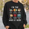 I'm The Kind Of Nerd Book Reading Sweatshirt Gifts for Him