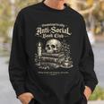 Introvert Book Club Classic Readers Social Gathering Costume Sweatshirt Gifts for Him