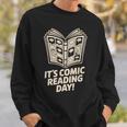 It’s Comic Reading Day Manga Cartoon Book Graphic Novel Sweatshirt Gifts for Him