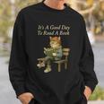 It’s A Good Day To Read A Book – Reading Cat Sweatshirt Gifts for Him It’s A Good Day To Read A Book – Reading Cat Sweatshirt Gifts for Him