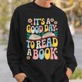 It’s a Good Day To Read a Book Floral Women Girls Book Day Sweatshirt Gifts for Him